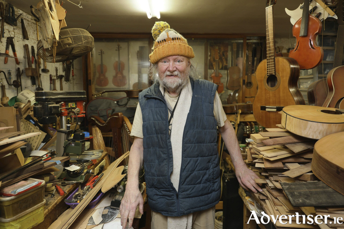 Paul Doyle, Musical Instrument Maker. Photo: Mike Shaughnessy
