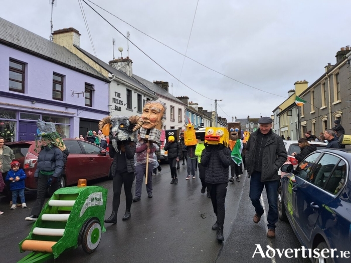 Athenry's 2024 parade, themed "Spring Skies".