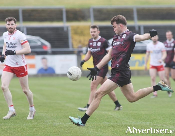 Galway’s Paul Conory in action from the Allianz National Football League, Division 1 round 5 game against Tyrone at Tuam Stadium. Photo: Mike Shaughnessy