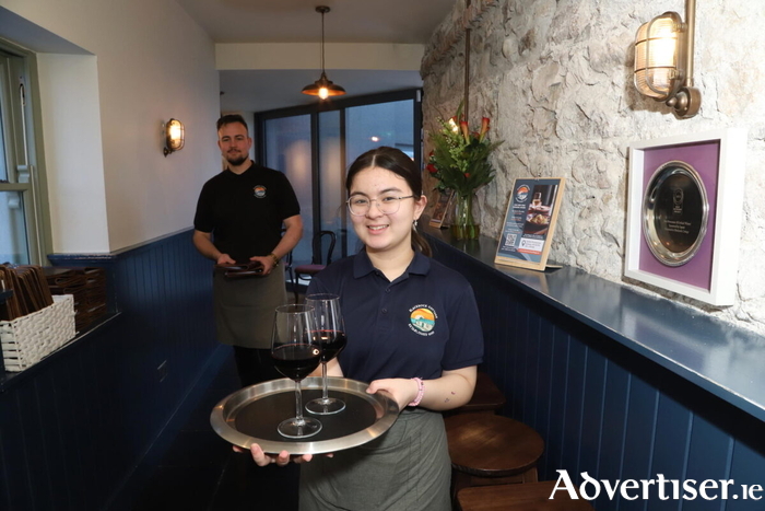 Leon Kozma and Anna Teulier are among the staff at Blackrock Cottage in Salthill who will help to make it a special Mother's Day this year. Photo: Brian Harding