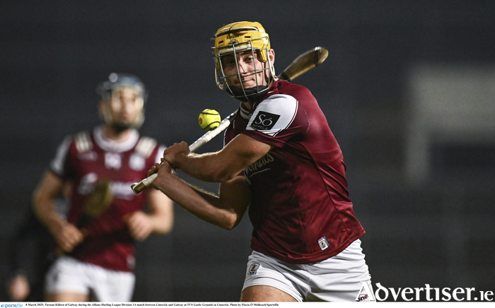 Tiernan Killeen of Galway during the Allianz Hurling League Division 1A match between Limerick and Galway at TUS Gaelic Grounds in Limerick. Photo by Piaras Ó Mídheach/Sportsfile