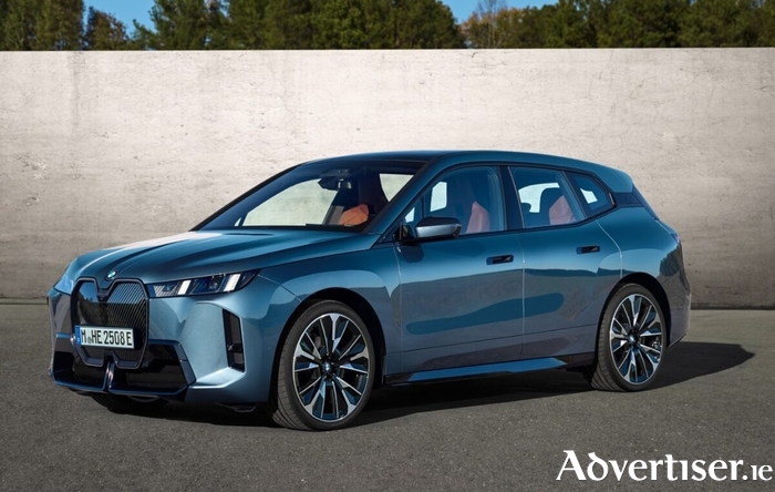 The upgraded BMW iX is due to arrive in Ireland in May 2025.