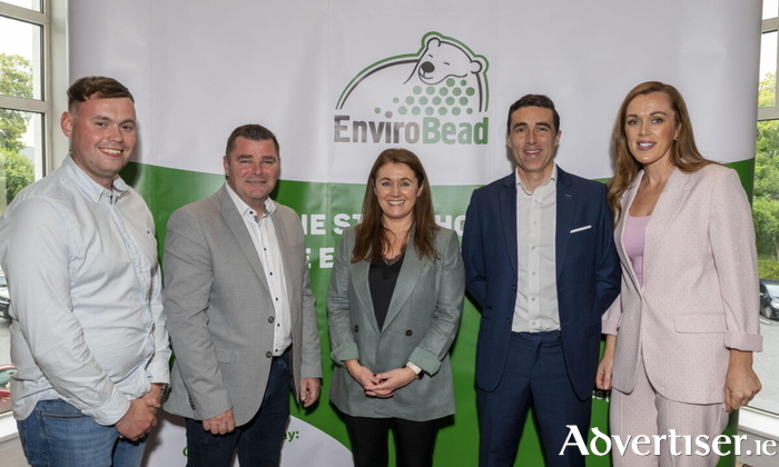 Mark Aulsberry (RTS Heating and Cooling), Fergal Cantwell (Envirobead), April McHale (Daikin), Stephen Farrell (SEAI) and Pamela McCabe (Envirobead) will all be attending an Envirobead home energy information evening in Galway on Thursday, April 10.