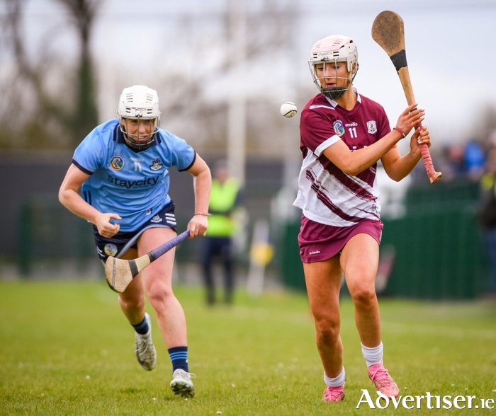 Olwen Rabbitte and Sinead Whyte in action. Photo: Don Soules.