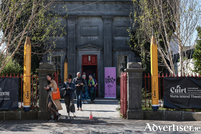Nun’s Island Theatre during Cúirt last week (Photo: Emilija Jefremova)