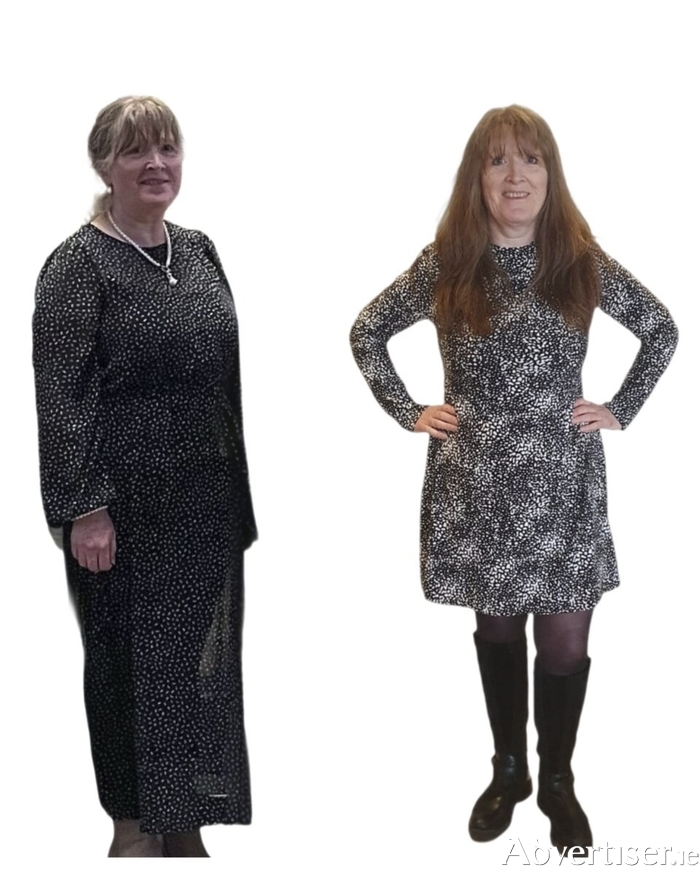 Pauline pictured before and after losing weight with Slimming World.