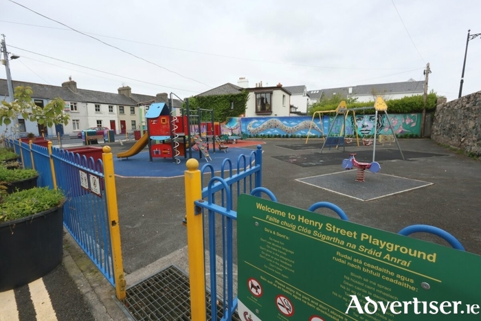 Officially unnamed, the Henry Street Playground will be named after Mayor Mary Byrne (Photo: Mike Shaughnessy)