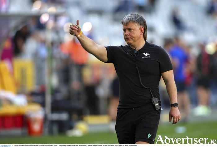 Connacht Interim Coach Cullie Tucker before the United Rugby Championship match between DHL Stormers and Connacht at DHL Stadium in Cape Town, South Africa. Photo by Shaun Roy/Sportsfile