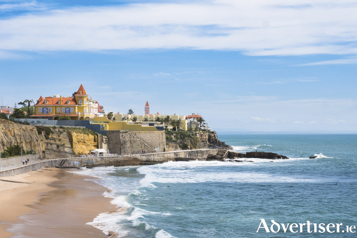 Estoril coastline near Lisbon in Portugal