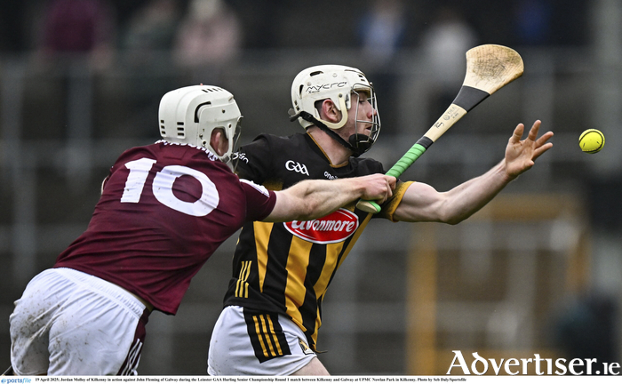Action on the pitch during the Leinster GAA Hurling Senior Championship game.