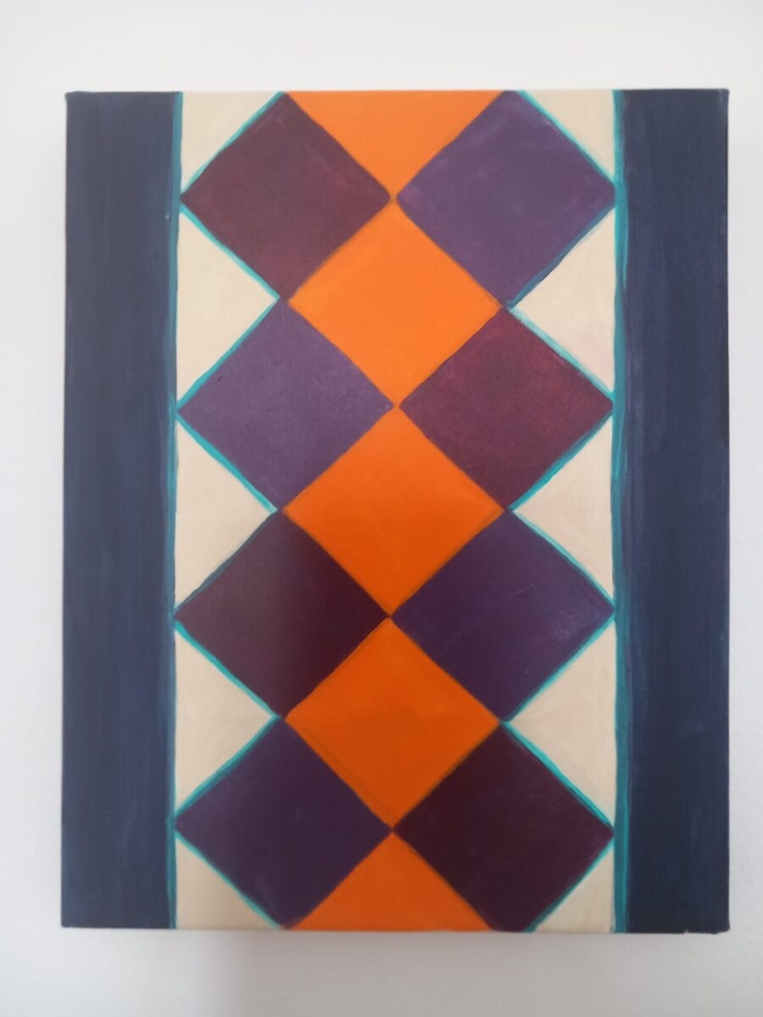 'Aperture' (acrylic on canvas) by Geraldine O'Brien, will appear from White Noise