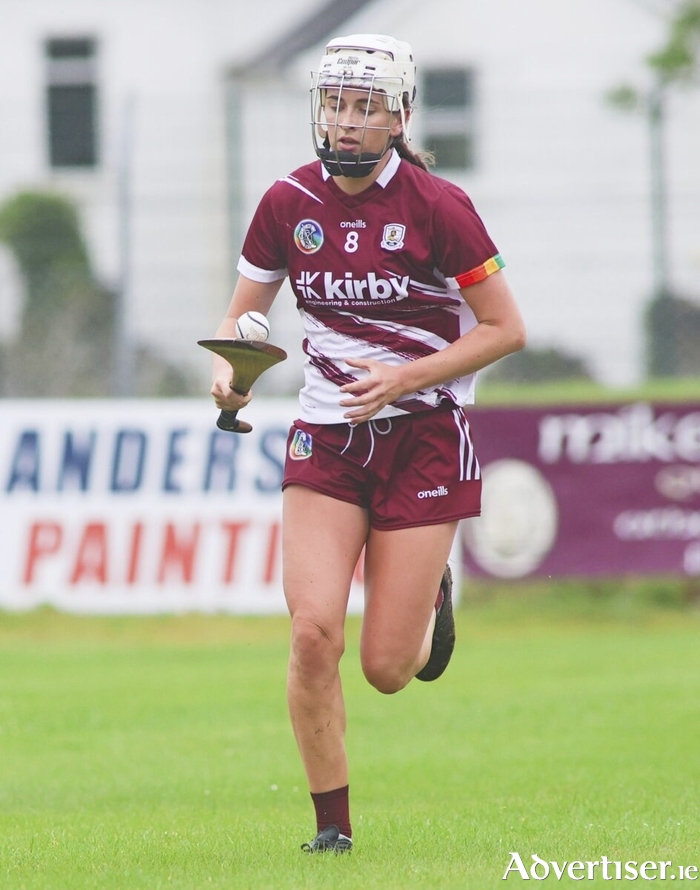 Galway’s Ally Hesnan in action from the Glen Dimplex Camogie All Ireland Championship game against Dublin at Kenny Park, Athenry in May. 
(Photo: Mike Shaughnessy)