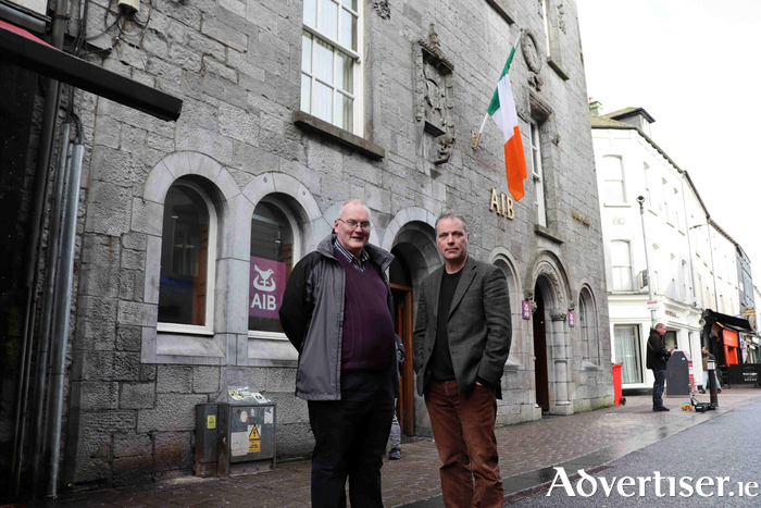 Pádraig Ó Loingsigh and Dr Kieran Hoare pictured at Lynch's Castle.