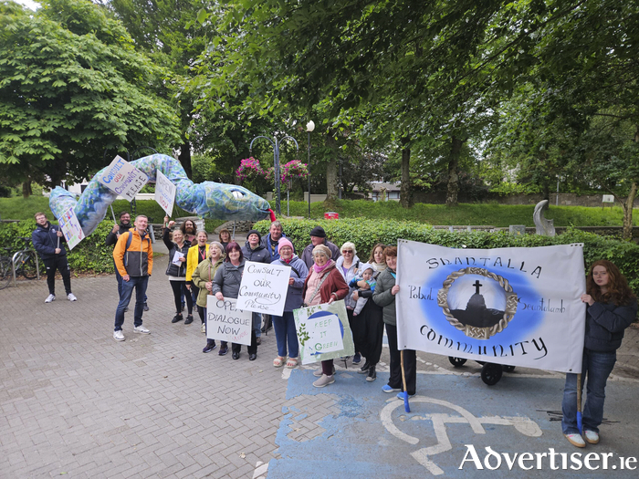 Parkland protestors introduced 'Shanty the Shantalla Schnake' to city councillors on Monday