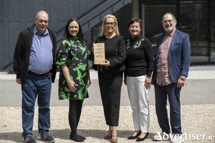 Jury Panel, Paul Bason, Danielle Townsend, Winner of Ireland's Creative Business Cup 2025, Dora Jean Gillespie, Emily Brady and Robert Rosenberg. Photo:Andrew Downes, xposure