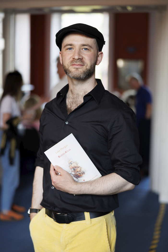 Luke Morgan at the launch of the Irish Writers Centre event. (Photo: Andres Poveda)