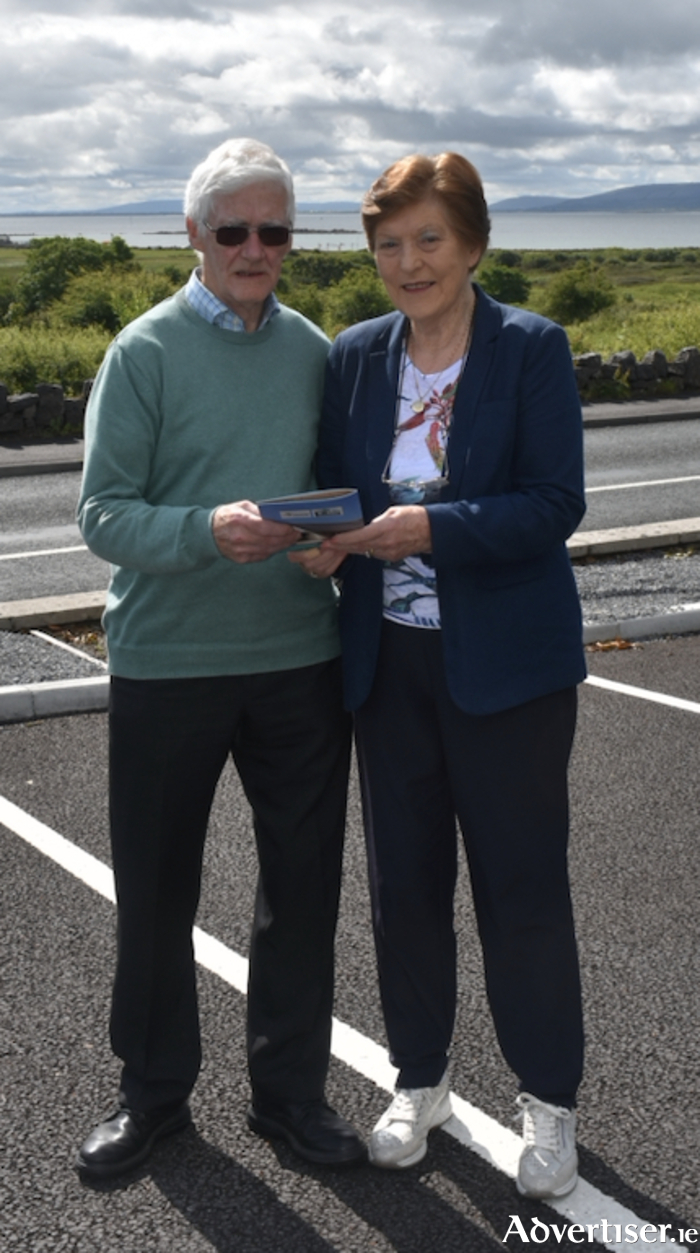 Author Seamus Hickey and his wife Nonie at the launch of his book Bearna na Forbacha - Worship through the Ages.