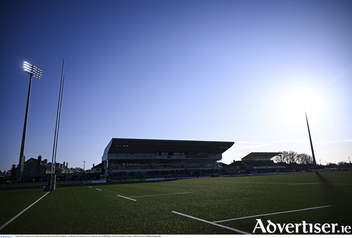 A general view inside the ground before the EPCR Challenge Cup Round of 16 match between Connacht and Cardiff Rugby at Dexcom Stadium in Galway. (Photo by Piaras Ó Mídheach/Sportsfile)