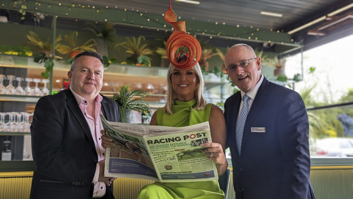 Gary Monroe, Fiona Morgan Coleman, David O Connor, GM of The Connacht Hotel.