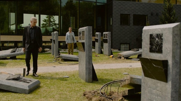 The Shrouds centres on 'GraveTech' which broadcasts decomposition