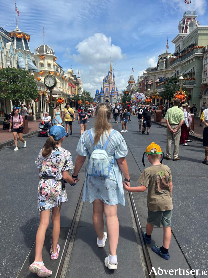 Disney expert Laura Shamel, pictured with her kids Mia, 11, and Cameron, 7, is helping families save money and time to make the most of their dream trip.