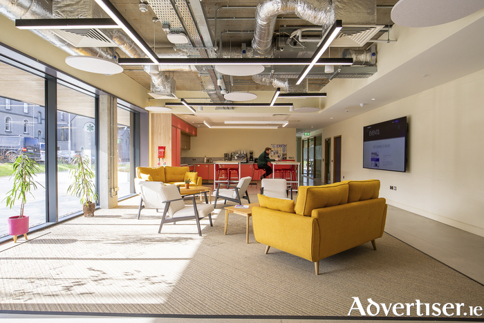 The Innovation Lounge at CREW enterprise and innovation hub.  
Photo credit: Edel Fitzpatrick Photography