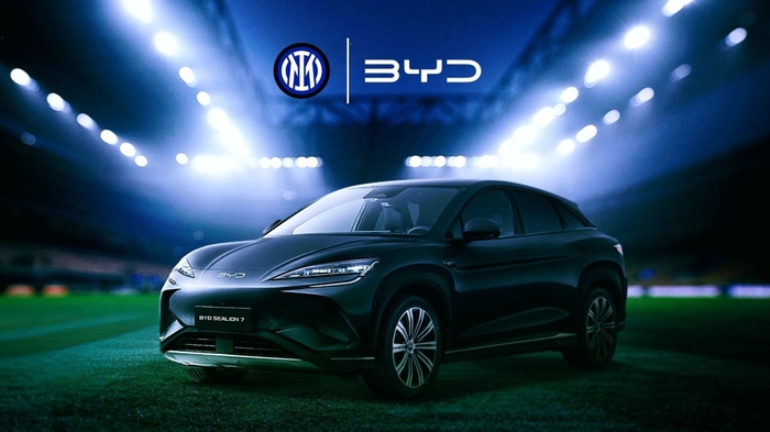 BYD has been announced as the new global automotive partner of Inter for the next three years
