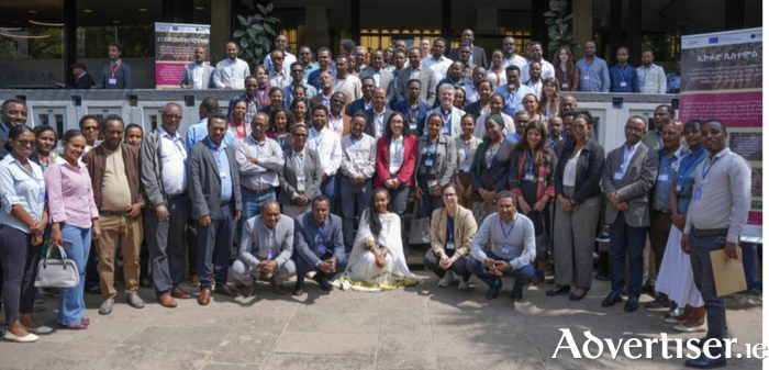 On 18th March 2025, over 100 representatives from the Addis Ababa and Ethiopian food systems stakeholder community participated in the EcoFoodSystems Multistakeholder Workshop in Addis Ababa, Ethiopia. The workshop was co-organised by the Ethiopian Public Health Institute and the University of Galway (Ireland), where the workshop attendees worked together to identify research topics and decision-support tool that could enable transitions towards diets that are more sustainable, healthy and affordable in Addis Ababa city region.