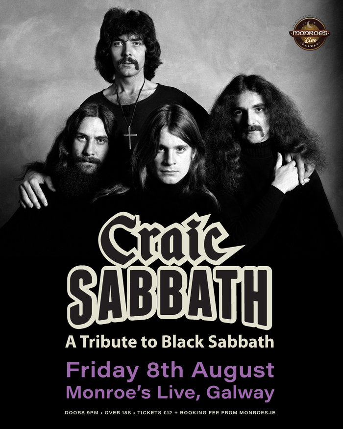 Craic Sabbath to honour Ozzy at Monroe's Live