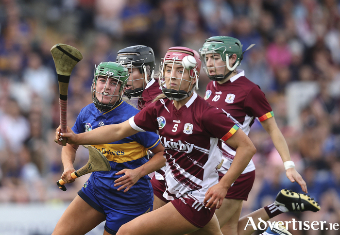 Galway's Ciara Hickey in action in the semi-final.