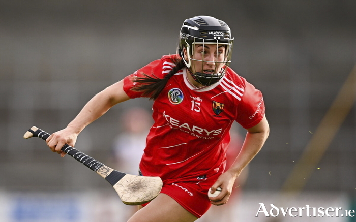 Amy O'Connor of Cork during the Glen Dimplex All-Ireland Camogie Senior Championship semi-final match between Cork and Waterford at UPMC Nowlan Park, Kilkenny. (Photo by Ben McShane/Sportsfile)