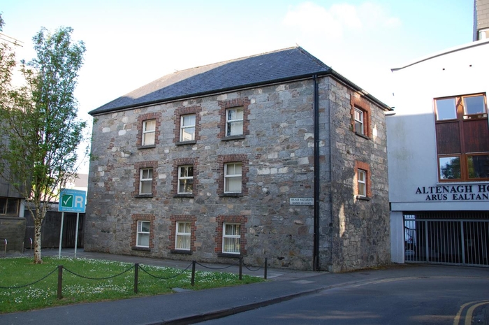 The property in question, a former Mill Building, formed part of the Persse's Distillery Complex which operated in Nuns' Island in the mid 1800’s. Photo: University of Galway.