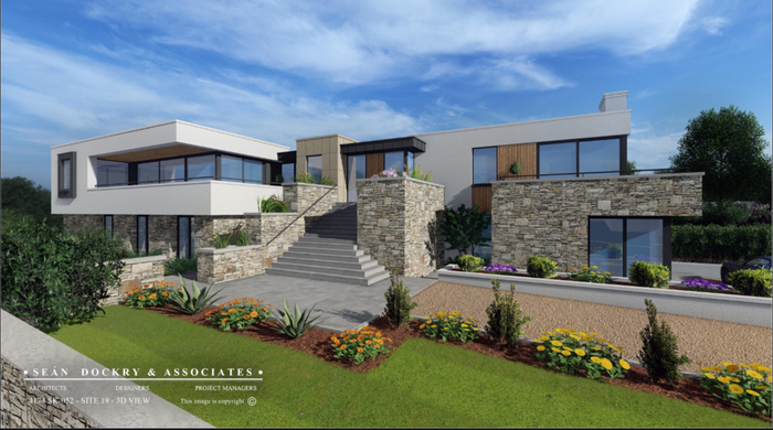 Drawing of the proposed dwelling.