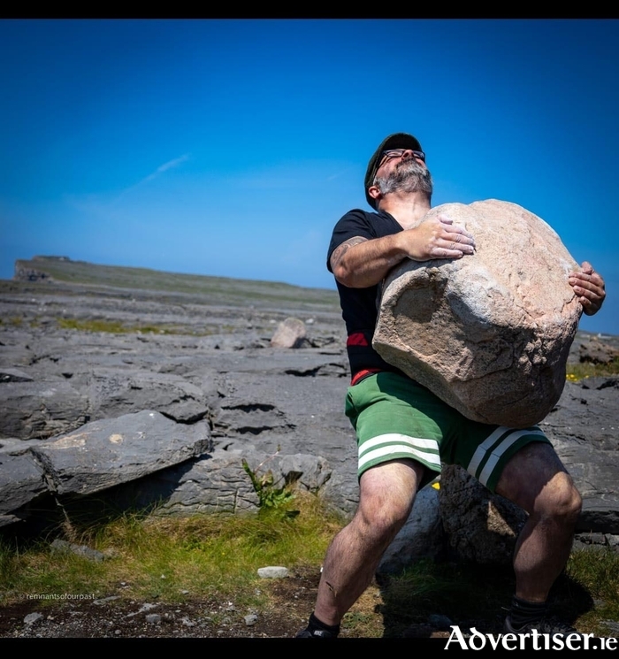 David Keohan lifting on Aran.