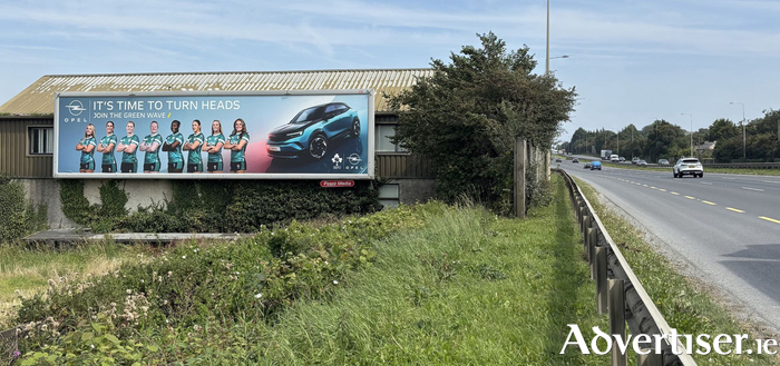 Pictured is one of the Opel billboards located on the N7.
