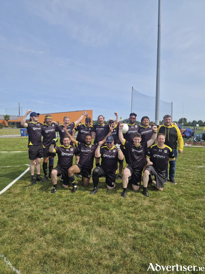 The Galway City Rapparees team that will take on Emo in the All-Ireland Intermediate Final on Sunday. (Photo: Facebook: Galway City Rapparees Rounders)