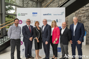 Barry Downes (SVV), Kenny Deery (West Regional Enterprise Plan Programme Manager), M&eacute;abh Conaghan (Enterprise Ireland), Kevin Sherry (Executive Director, Enterprise Ireland), Colleen Baxter (WestBIC), John Brennan (WestBIC), Mike Conroy (Data2Sustain)&nbsp;&nbsp;&nbsp;