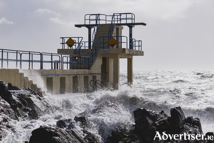 Wave overtopping is expected this week due to very high tides this week.