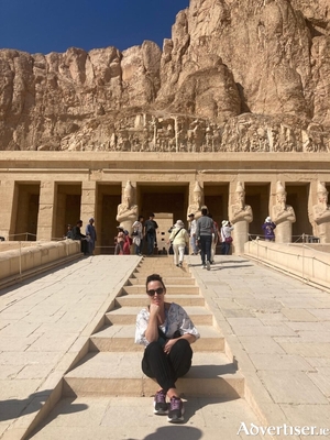 Caroline O&rsquo;Toole in Egypt with AmaWaterways.