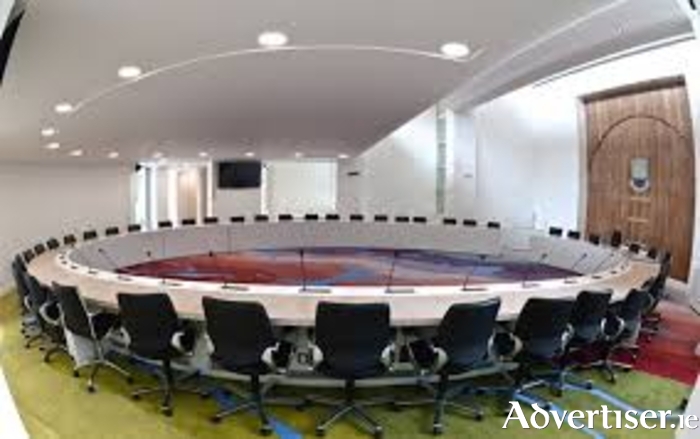 Galway County Council chamber.