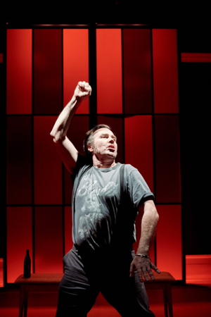 Actor Pat Ryan in the Lime Tree Theatre and Belltable production of Jilly Morgan&rsquo;s Birthday Party