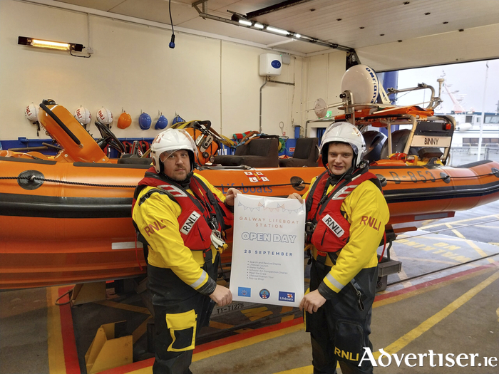 Shane Austin and Aaron Connolly promoting Saturday’s event