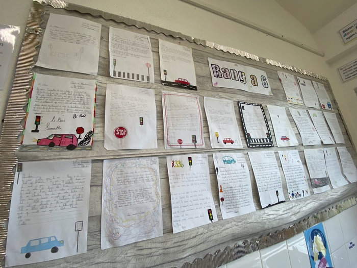 Letters from some of Rang a 6 to Galway County Council regarding their concerns around road safety. 
