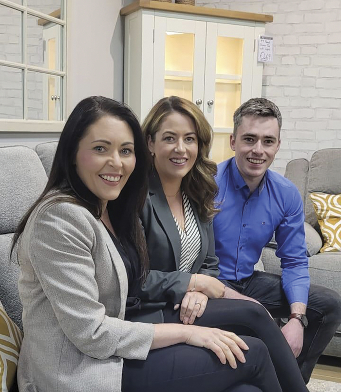 (L-R) Karen O'Byrne, Michelle Naughton and Kevin Naughton.