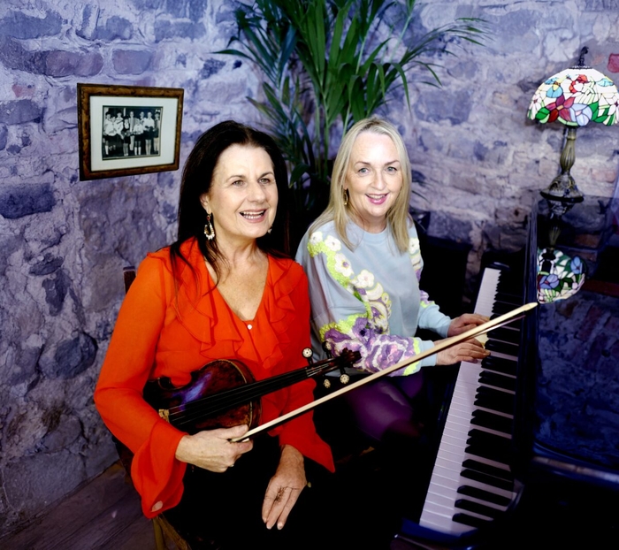 Musicians Máirín Fahy and Patsy Broderick