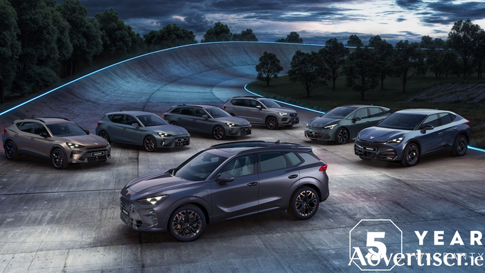 Cupra Ireland has introduced a five-year/100,000km manufacturer warranty as standard across its entire model range.