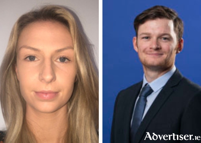 Eibhlin Nic Dhonnacha and Darren Dooley of KPMG.