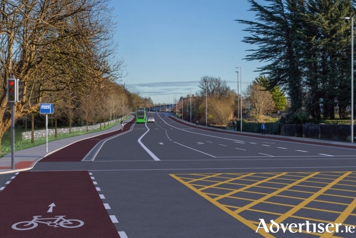 Proposed Dublin Road near Merlin Park Hospital entrance