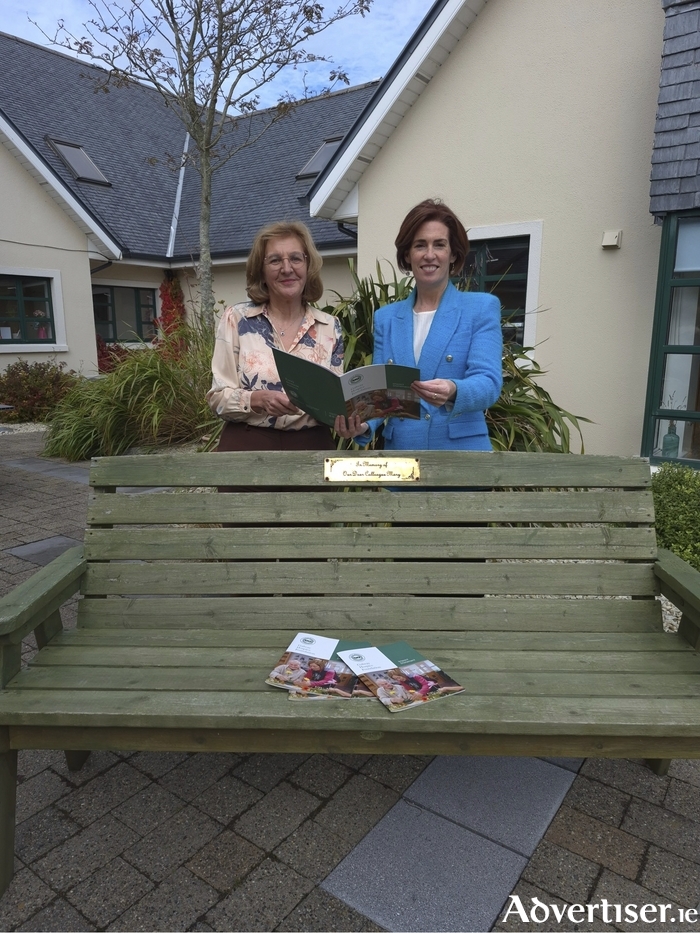 Minister Hildegarde Naughton with Mary Nash, CEO, Galway Hospice, at the recent launch of the Hospice Annual Report for 2024