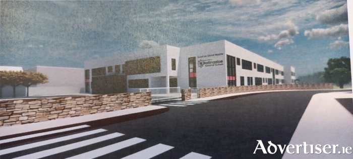 The existing Scoil an Chroí Naofa New School Building